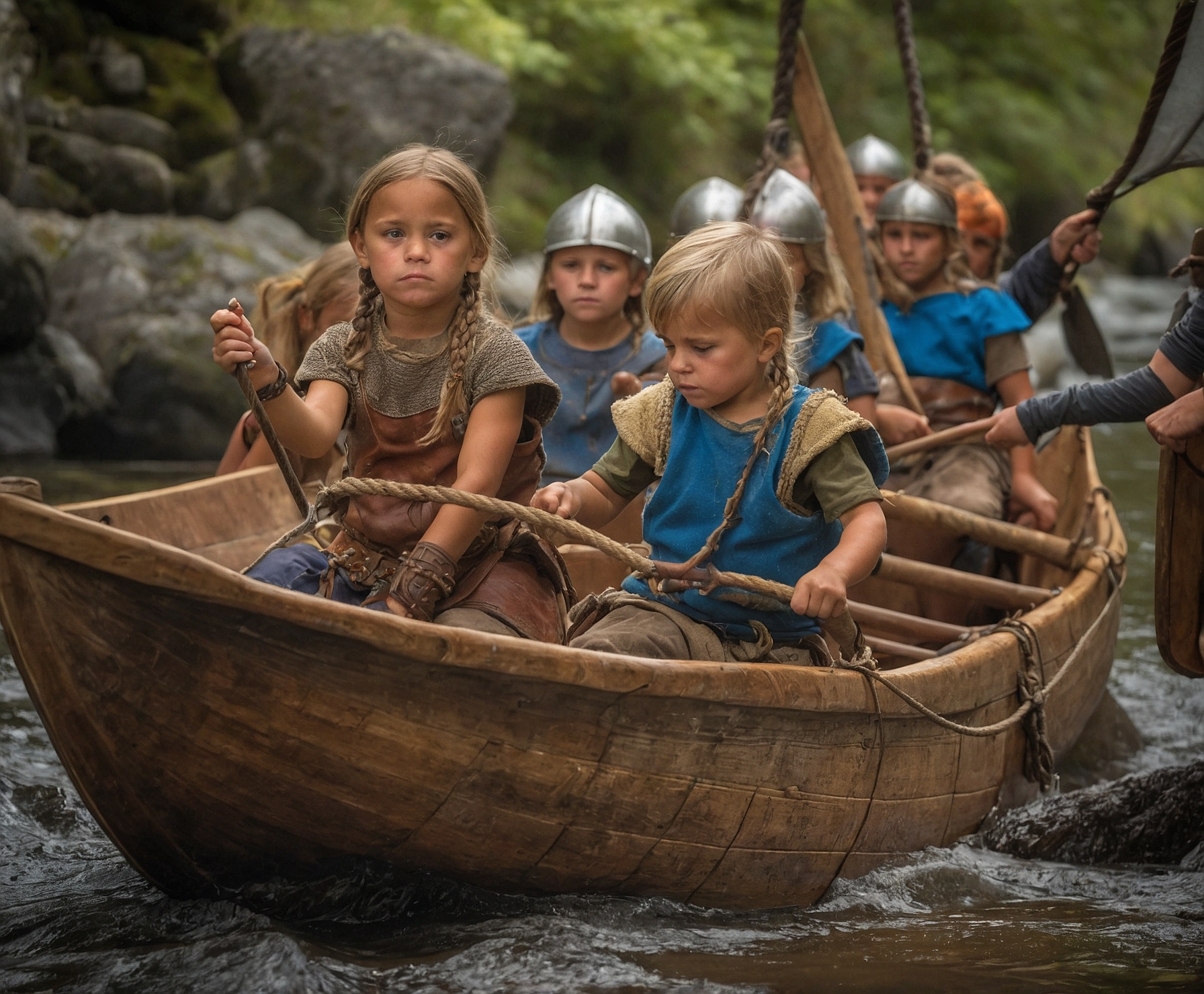 Campamento Vikingo y aventura educativa en Añana